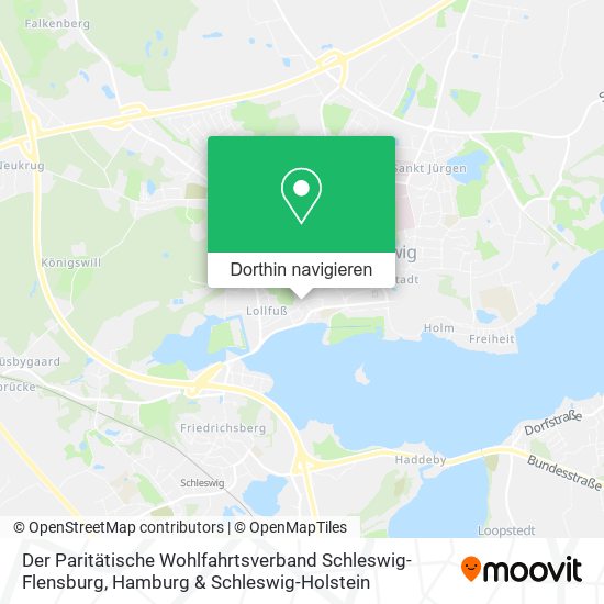 Der Paritätische Wohlfahrtsverband Schleswig-Flensburg Karte