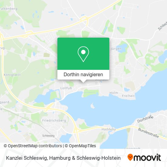 Kanzlei Schleswig Karte