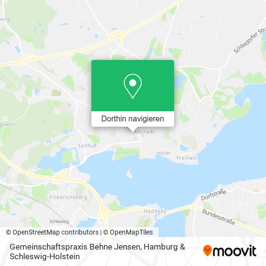 Gemeinschaftspraxis Behne Jensen Karte