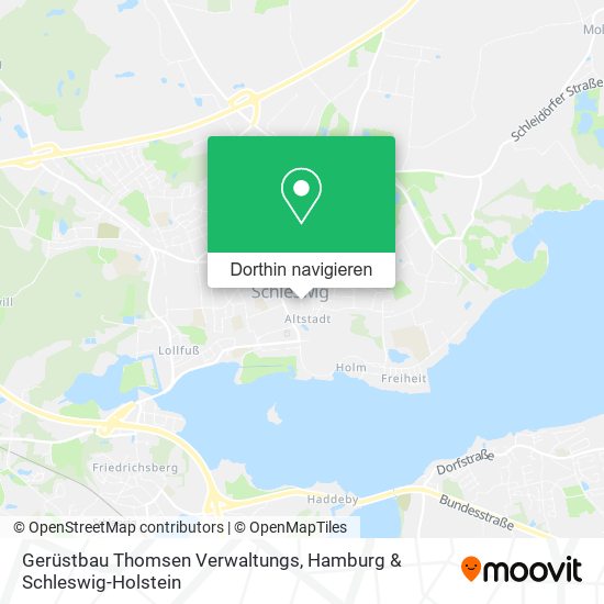 Gerüstbau Thomsen Verwaltungs Karte
