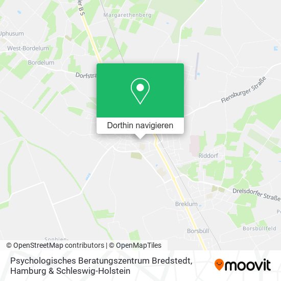 Psychologisches Beratungszentrum Bredstedt Karte