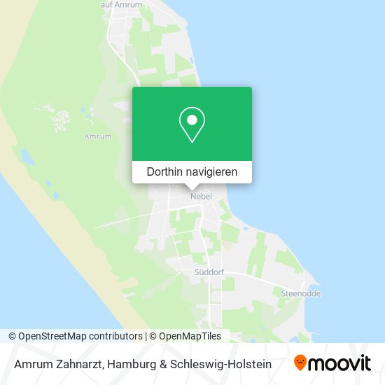 Amrum Zahnarzt Karte