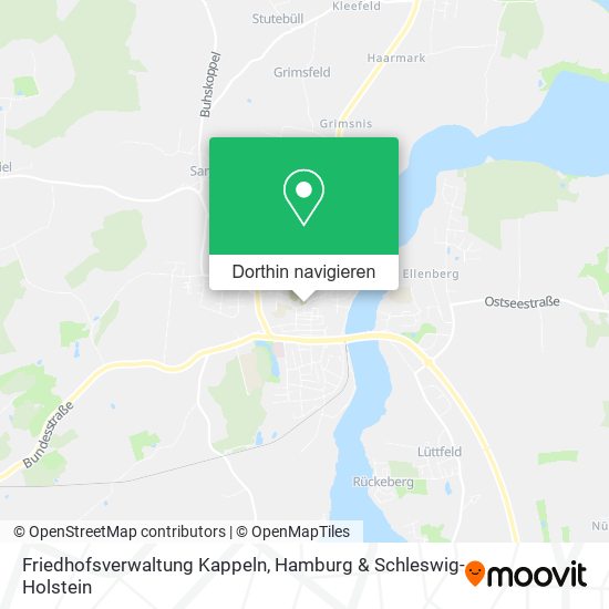 Friedhofsverwaltung Kappeln Karte