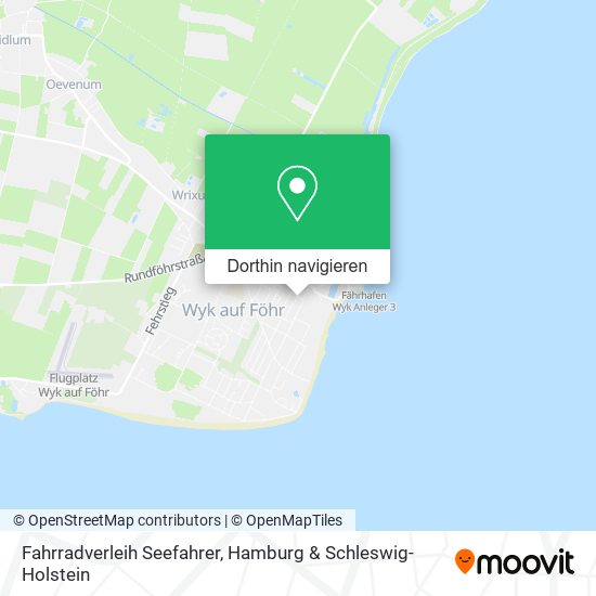 Fahrradverleih Seefahrer Karte