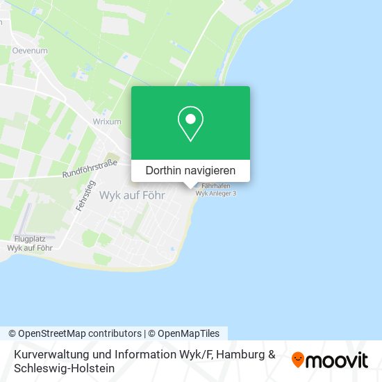 Kurverwaltung und Information Wyk / F Karte