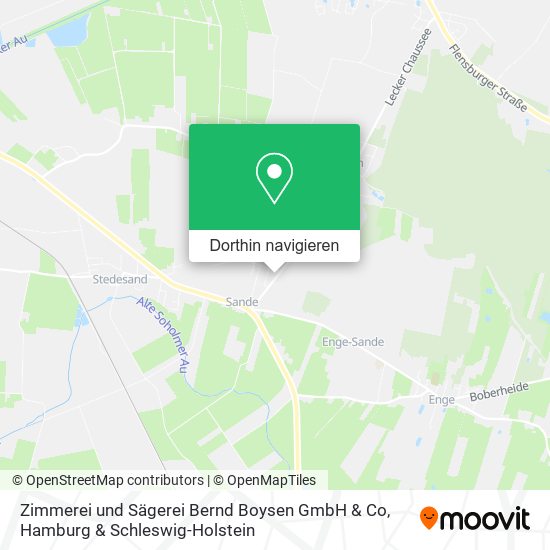 Zimmerei und Sägerei Bernd Boysen GmbH & Co Karte