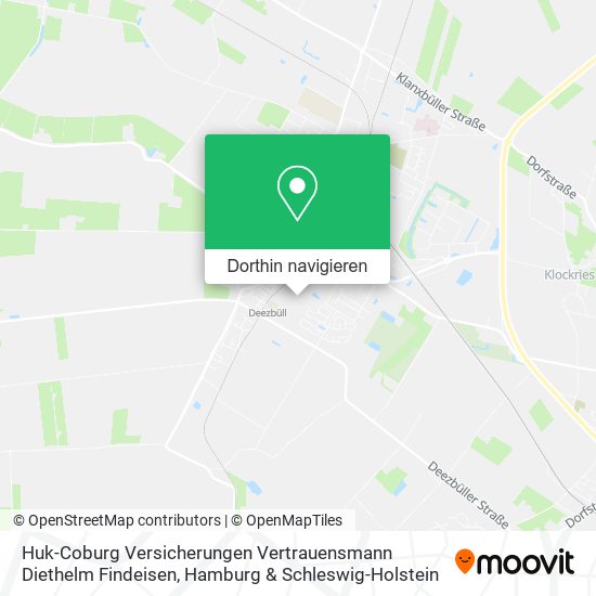 Huk-Coburg Versicherungen Vertrauensmann Diethelm Findeisen Karte