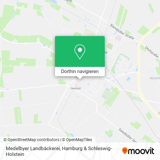 Medelbyer Landbäckerei Karte