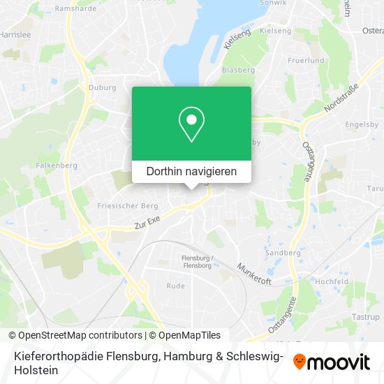 Kieferorthopädie Flensburg Karte