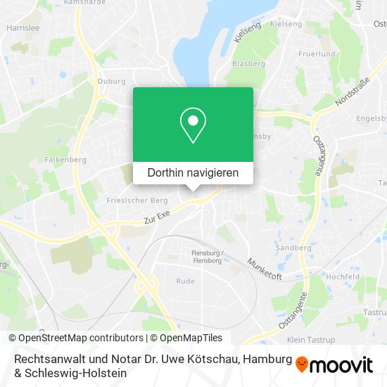 Rechtsanwalt und Notar Dr. Uwe Kötschau Karte