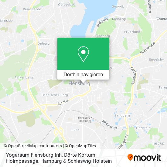 Yogaraum Flensburg Inh. Dörte Kortum Holmpassage Karte