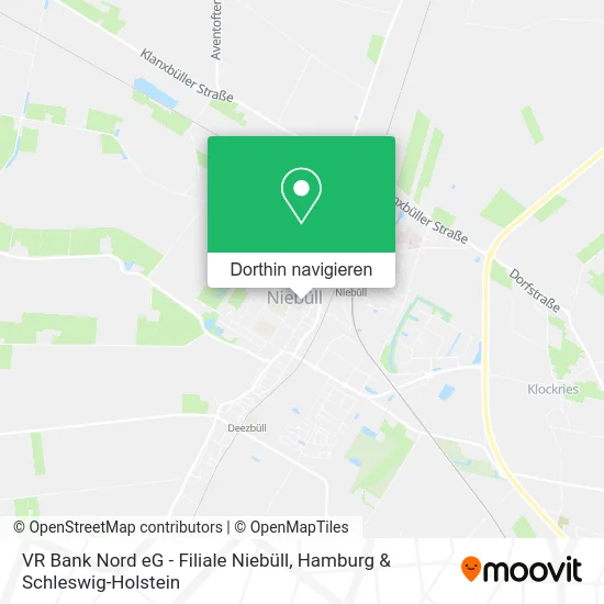 VR Bank Nord eG - Filiale Niebüll Karte