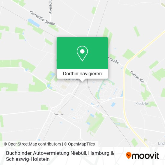 Buchbinder Autovermietung Niebüll Karte