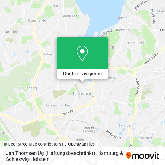 Jan Thomsen Ug (Haftungsbeschränkt) Karte
