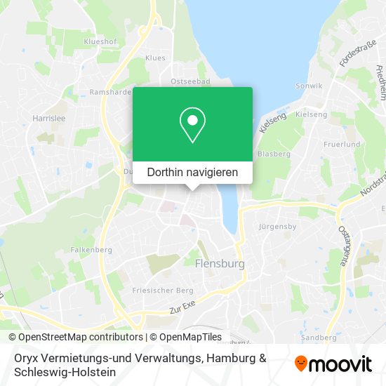 Oryx Vermietungs-und Verwaltungs Karte