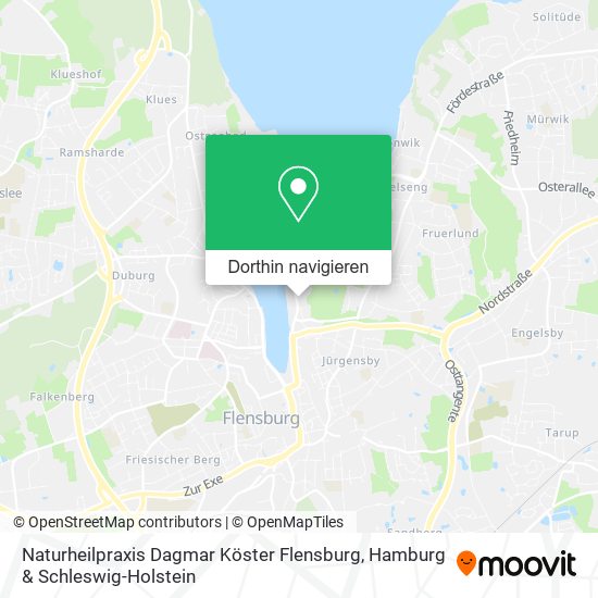 Naturheilpraxis Dagmar Köster Flensburg Karte