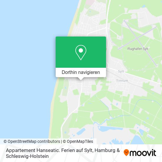 Appartement Hanseatic. Ferien auf Sylt Karte