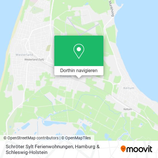 Schröter Sylt Ferienwohnungen Karte