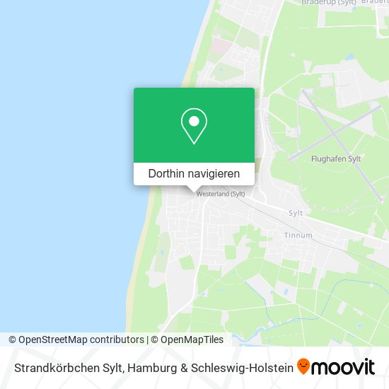 Strandkörbchen Sylt Karte