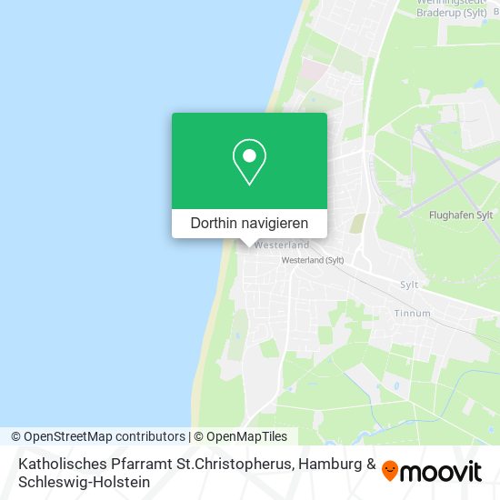 Katholisches Pfarramt St.Christopherus Karte
