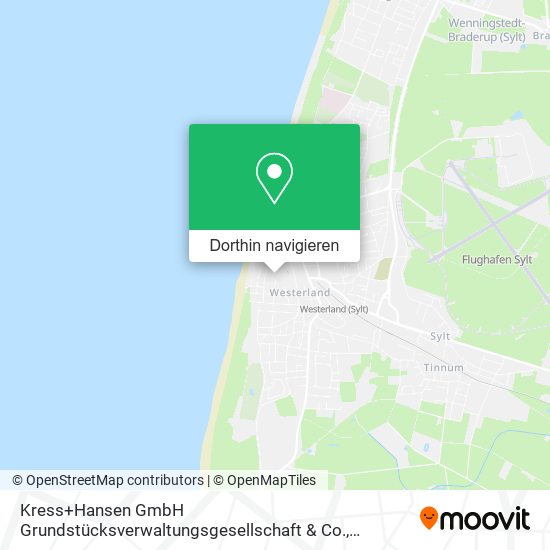 Kress+Hansen GmbH Grundstücksverwaltungsgesellschaft & Co. Karte