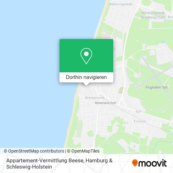 Appartement-Vermittlung Beese Karte