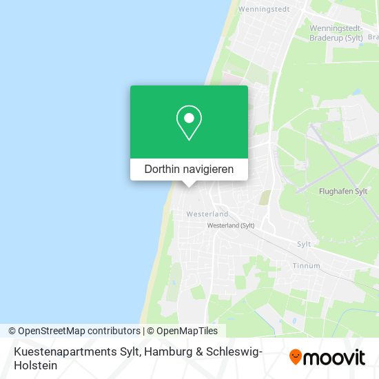 Kuestenapartments Sylt Karte