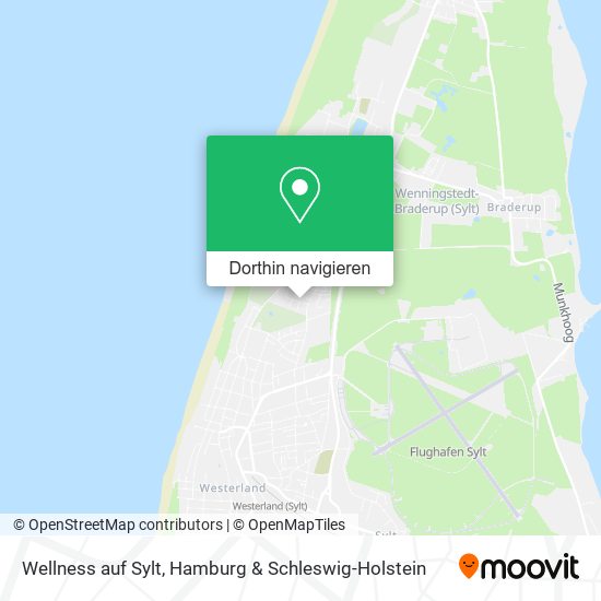 Wellness auf Sylt Karte