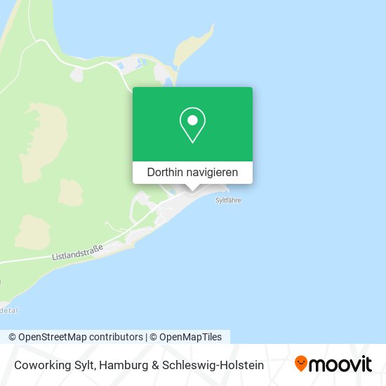 Coworking Sylt Karte