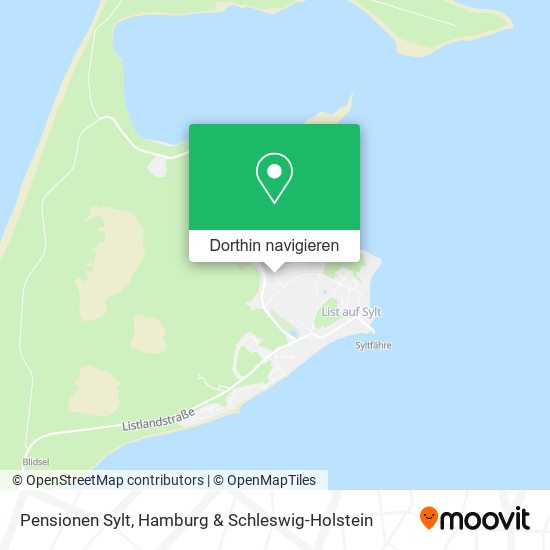 Pensionen Sylt Karte