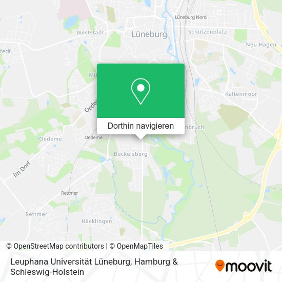 Leuphana Universität Lüneburg Karte
