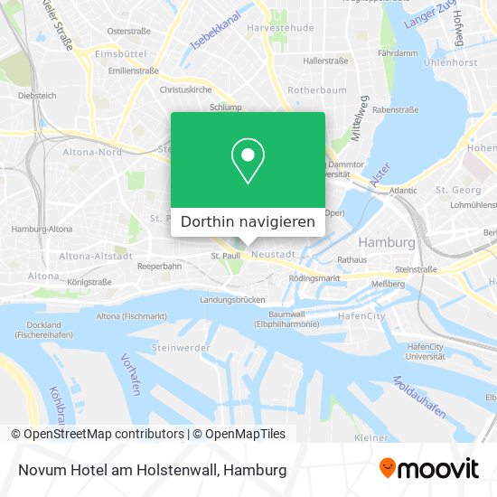 Novum Hotel am Holstenwall Karte