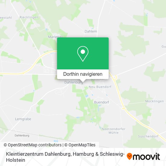 Kleintierzentrum Dahlenburg Karte