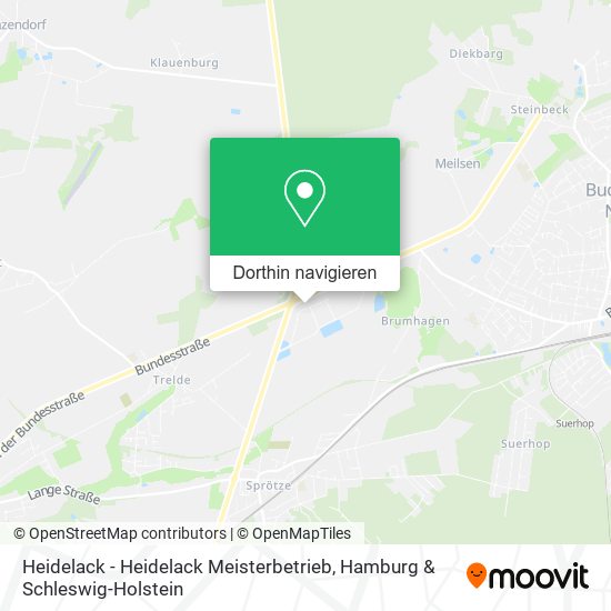 Heidelack - Heidelack Meisterbetrieb Karte