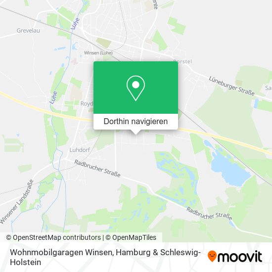 Wohnmobilgaragen Winsen Karte