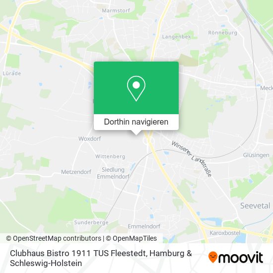Clubhaus Bistro 1911 TUS Fleestedt Karte