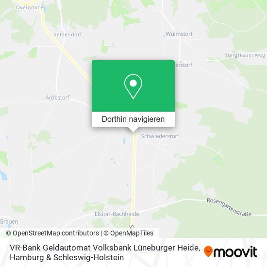 VR-Bank Geldautomat Volksbank Lüneburger Heide Karte