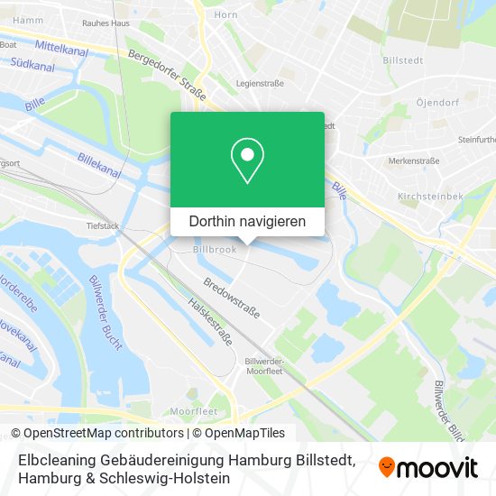 Elbcleaning Gebäudereinigung Hamburg Billstedt Karte
