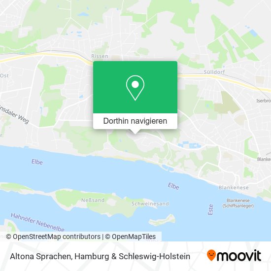 Altona Sprachen Karte