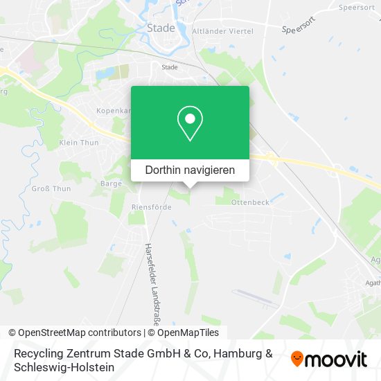 Recycling Zentrum Stade GmbH & Co Karte