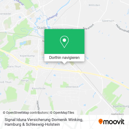 Signal Iduna Versicherung Domenik Winking Karte