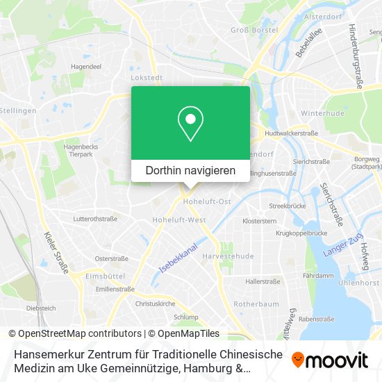 Hansemerkur Zentrum für Traditionelle Chinesische Medizin am Uke Gemeinnützige Karte