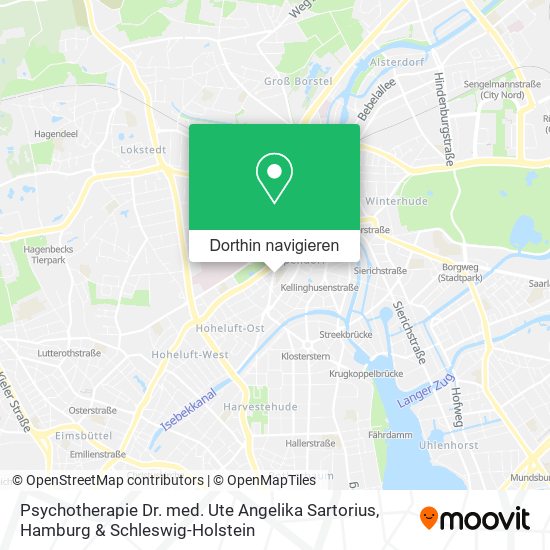 Psychotherapie Dr. med. Ute Angelika Sartorius Karte