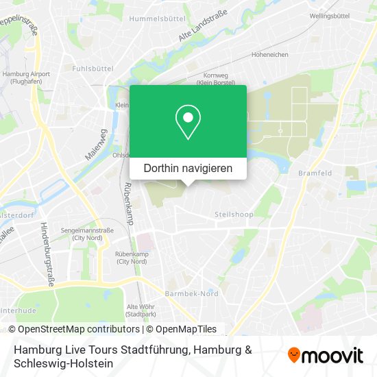 Hamburg Live Tours Stadtführung Karte