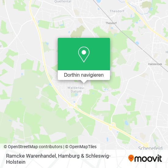 Ramcke Warenhandel Karte