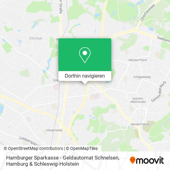 Hamburger Sparkasse - Geldautomat Schnelsen Karte