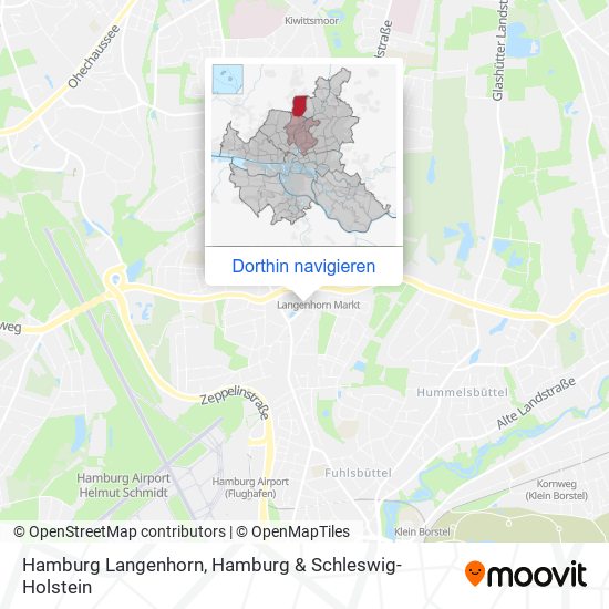 Hamburg Langenhorn Karte