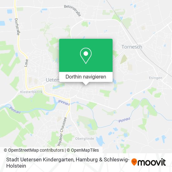Stadt Uetersen Kindergarten Karte