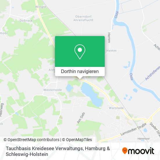 Tauchbasis Kreidesee Verwaltungs Karte