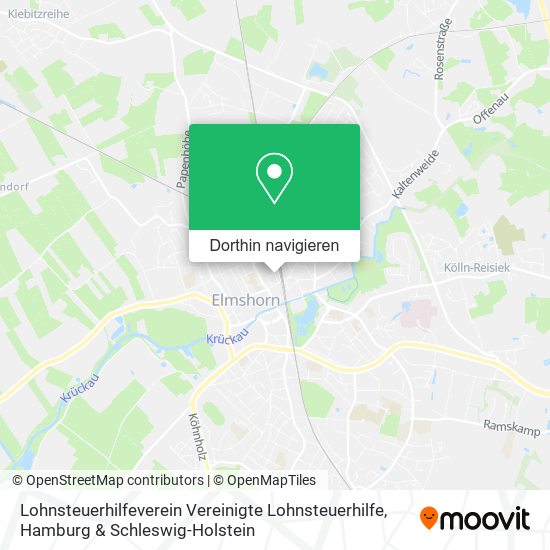 Lohnsteuerhilfeverein Vereinigte Lohnsteuerhilfe Karte